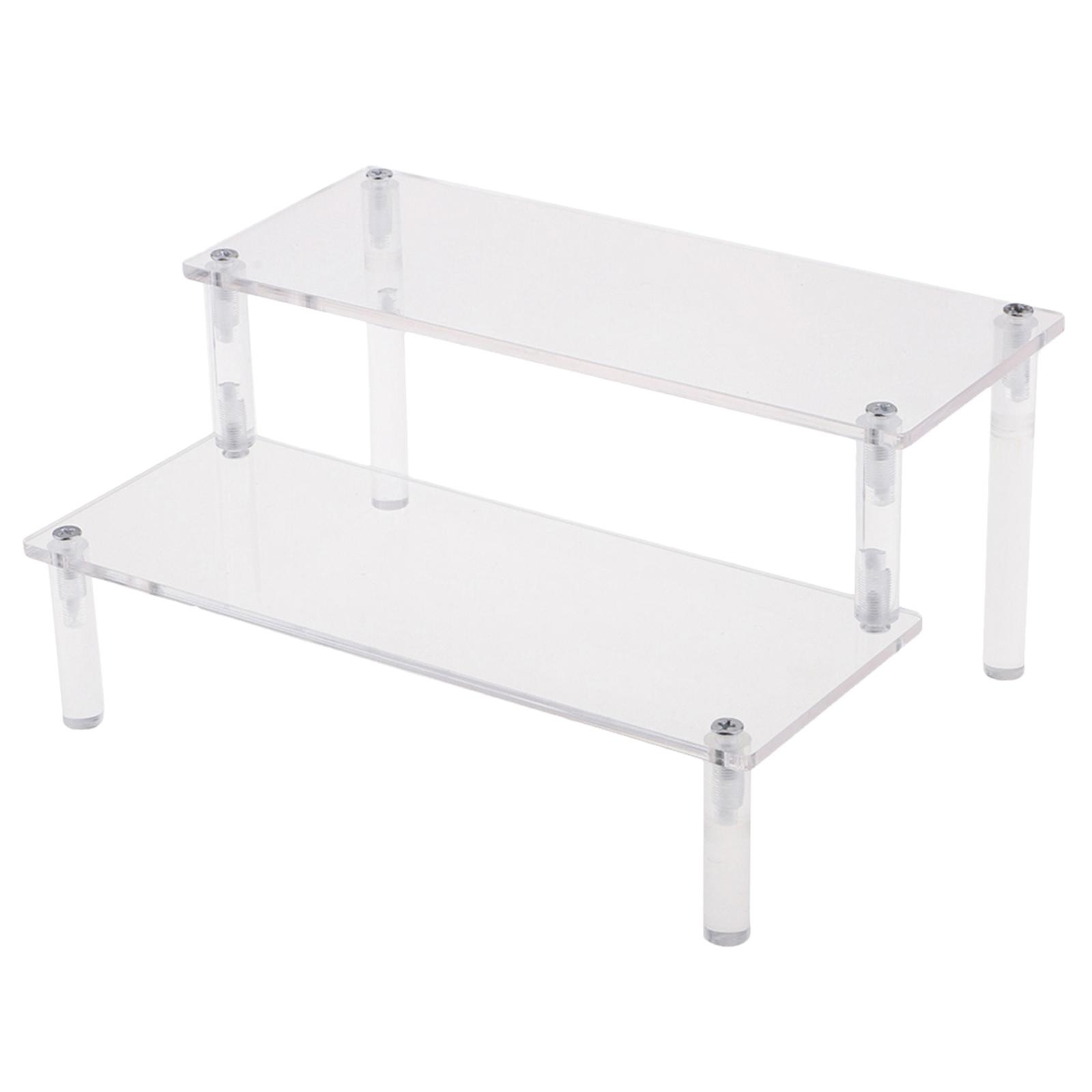 Pop Display Shelf - Clear Acrylic Riser Shelf for Action