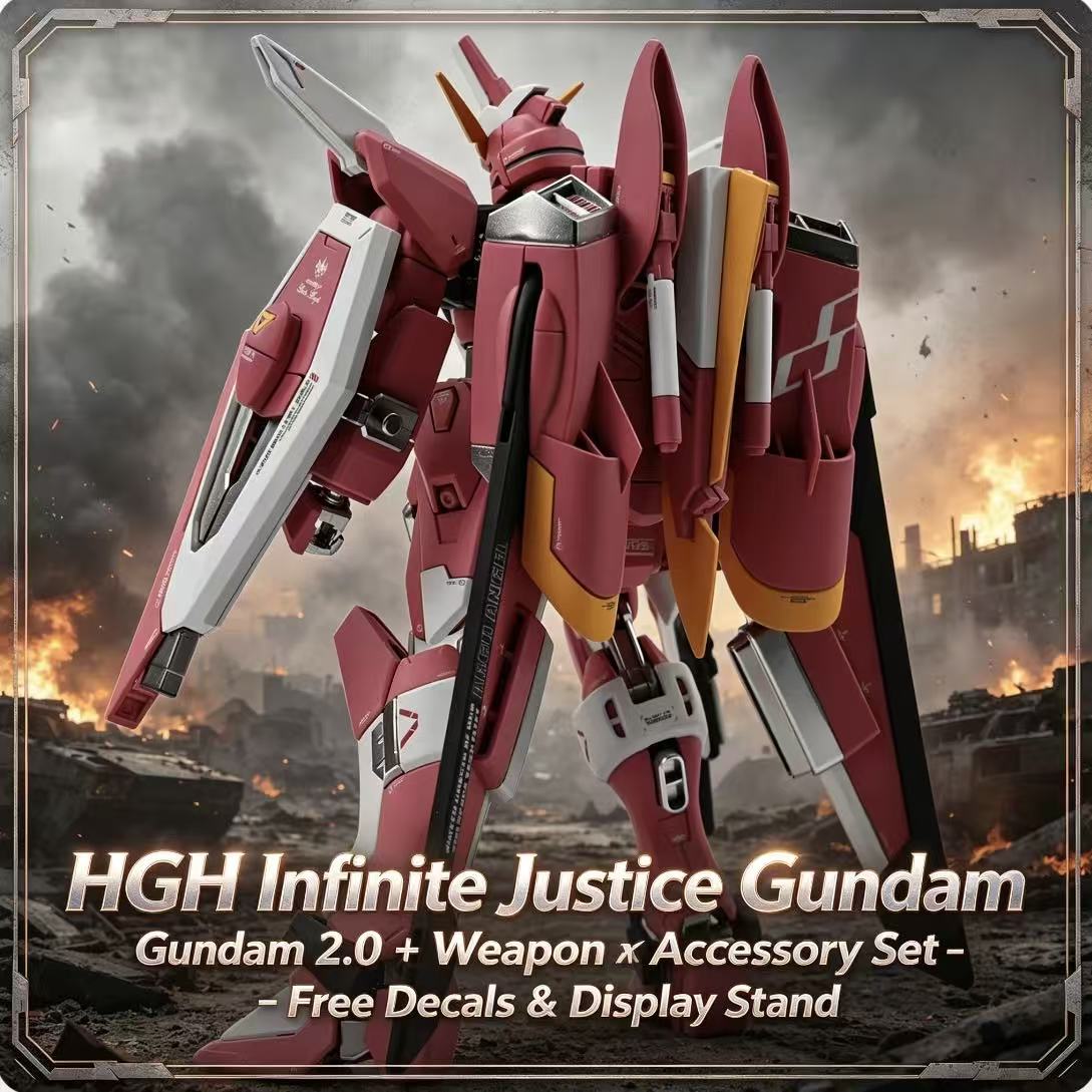 231 HG 1/144 Infinite Justice  - Bandai Model Gundam Hg 评论和价格