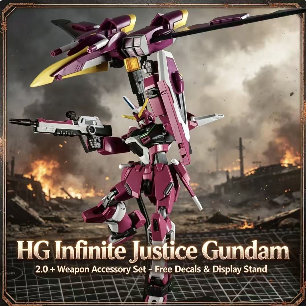 231 HG 1/144 Infinite Justice  - Bandai Model Gundam Hg 评论和价格