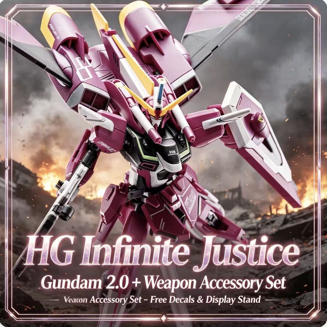 231 HG 1/144 Infinite Justice  - Bandai Model Gundam Hg 评论和价格