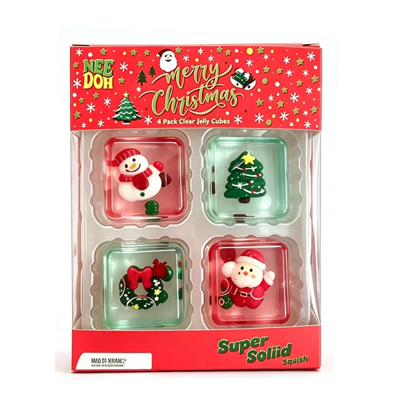 NeeDoh Mini 4 Pack Cube Squish - Fidget Cube Original 评论和价格