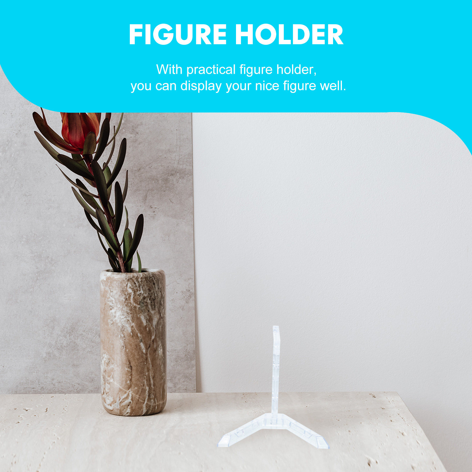 3Pcs Plastic Figure Stand Wear - Action Figure Stand 评论和价格