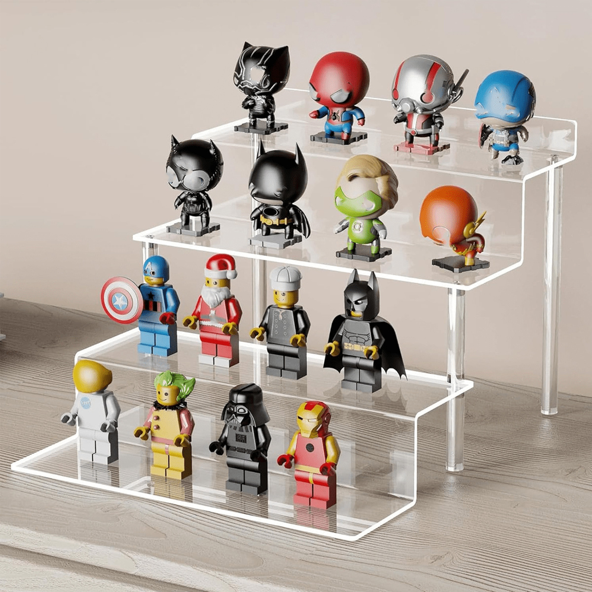 Acrylic Riser Display Stand,4  - Pop Display Shelf 评论和价格