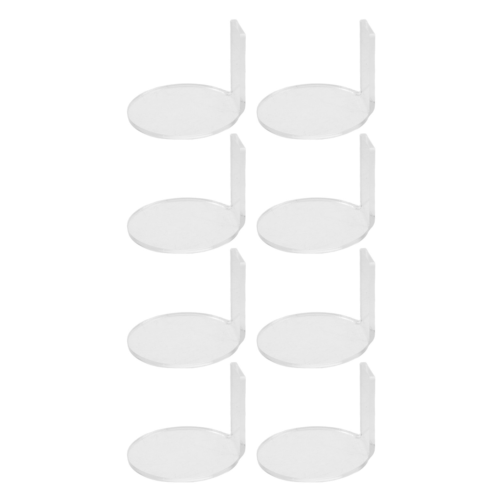 8Pcs Transparent Acrylic Figur - Action Figure Stand 评论和价格
