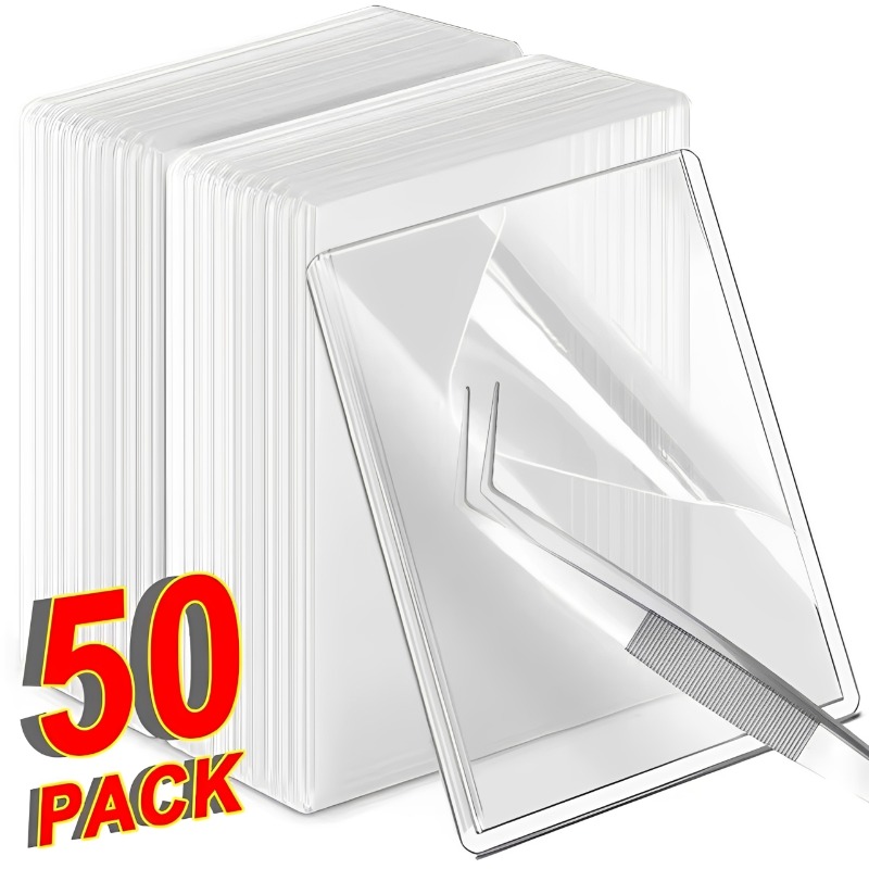 1-50Pack Transparent Korean Kp - Card Penny Sleeve 评论和价格