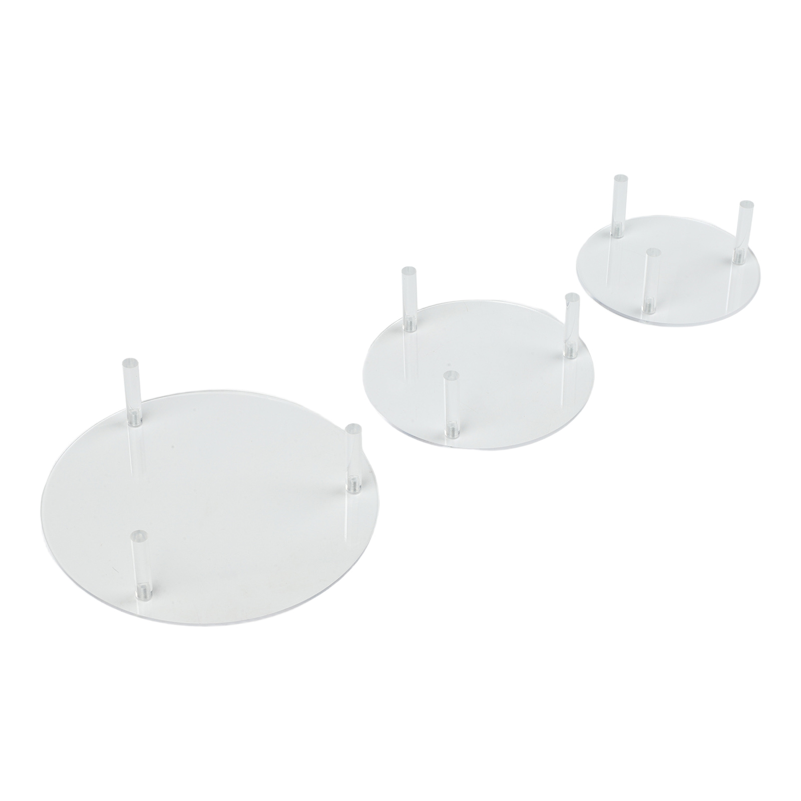 Clear Acrylic Display Risers S - Display Risers Set 评论和价格