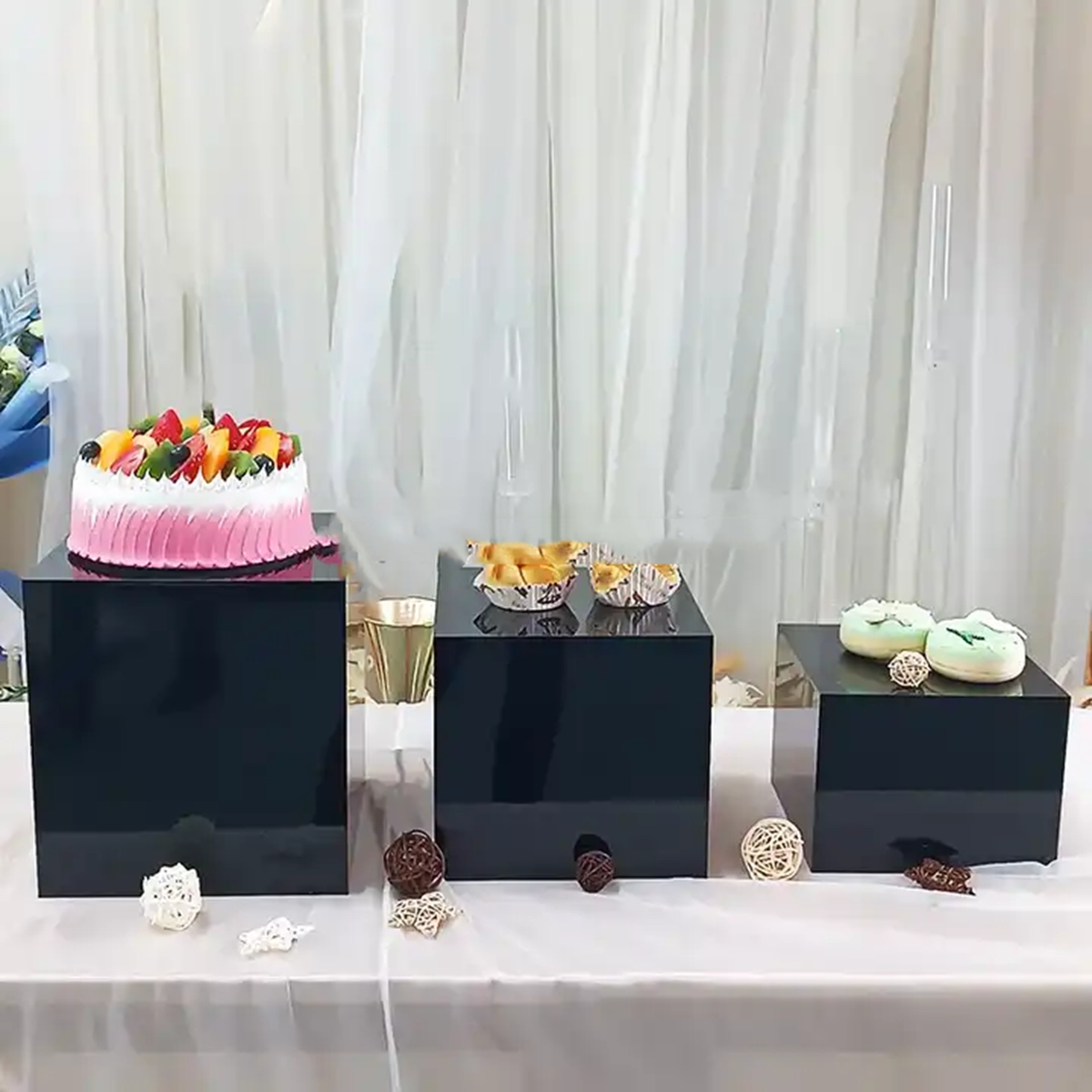 5pcs/set) Dessert Table Decora - Display Risers Set 评论和价格