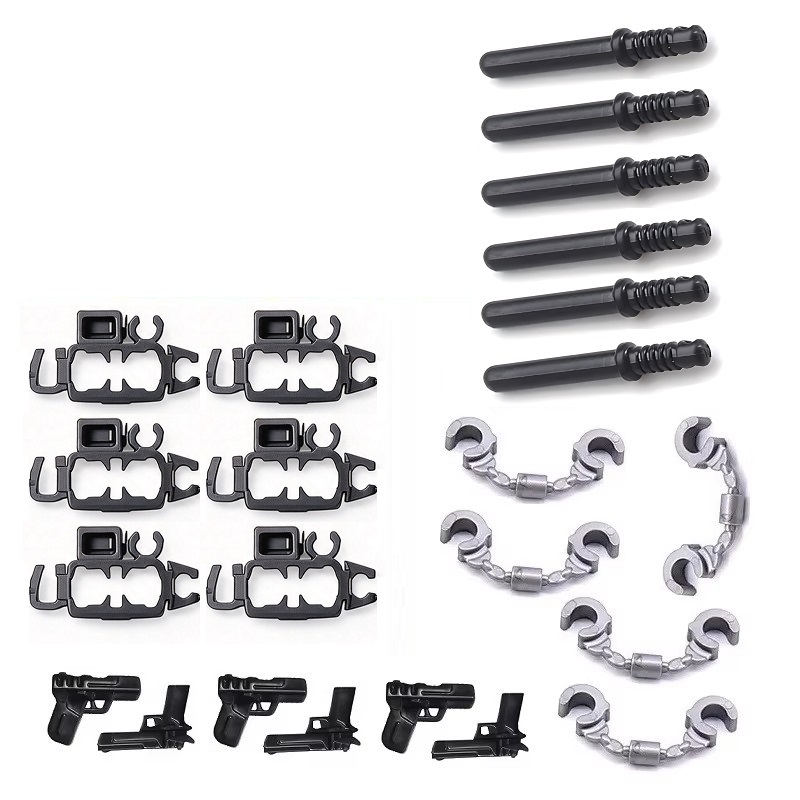 6PCS/SET US City Police Handcu - Lego Set Creator 评论和价格
